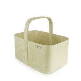 Plywood basket