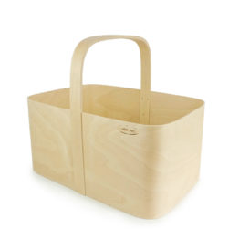 Plywood basket