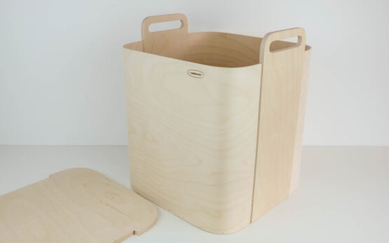 Plywood storage box