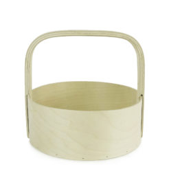 Plywood basket